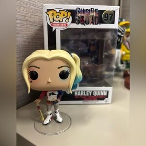 Funko Pop Harley Quinn with Blonde and Blue Hair